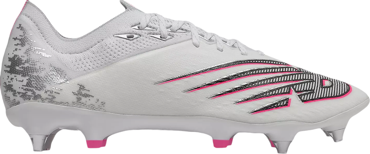 New Balance Furon V6+ Pro SG 2E Wide 'White Alpha Pink' Boots, White