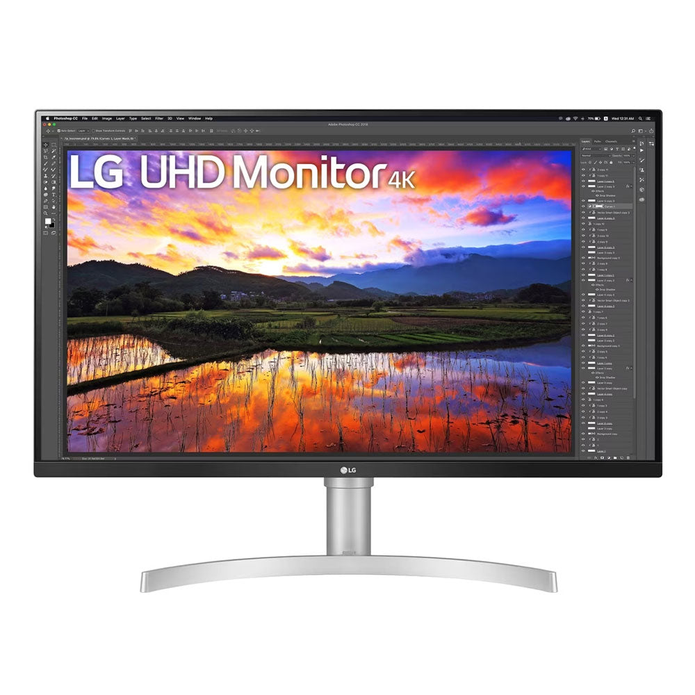 Monitor LG 32UN650, 31.5", 4K, IPS, 60 Hz, white