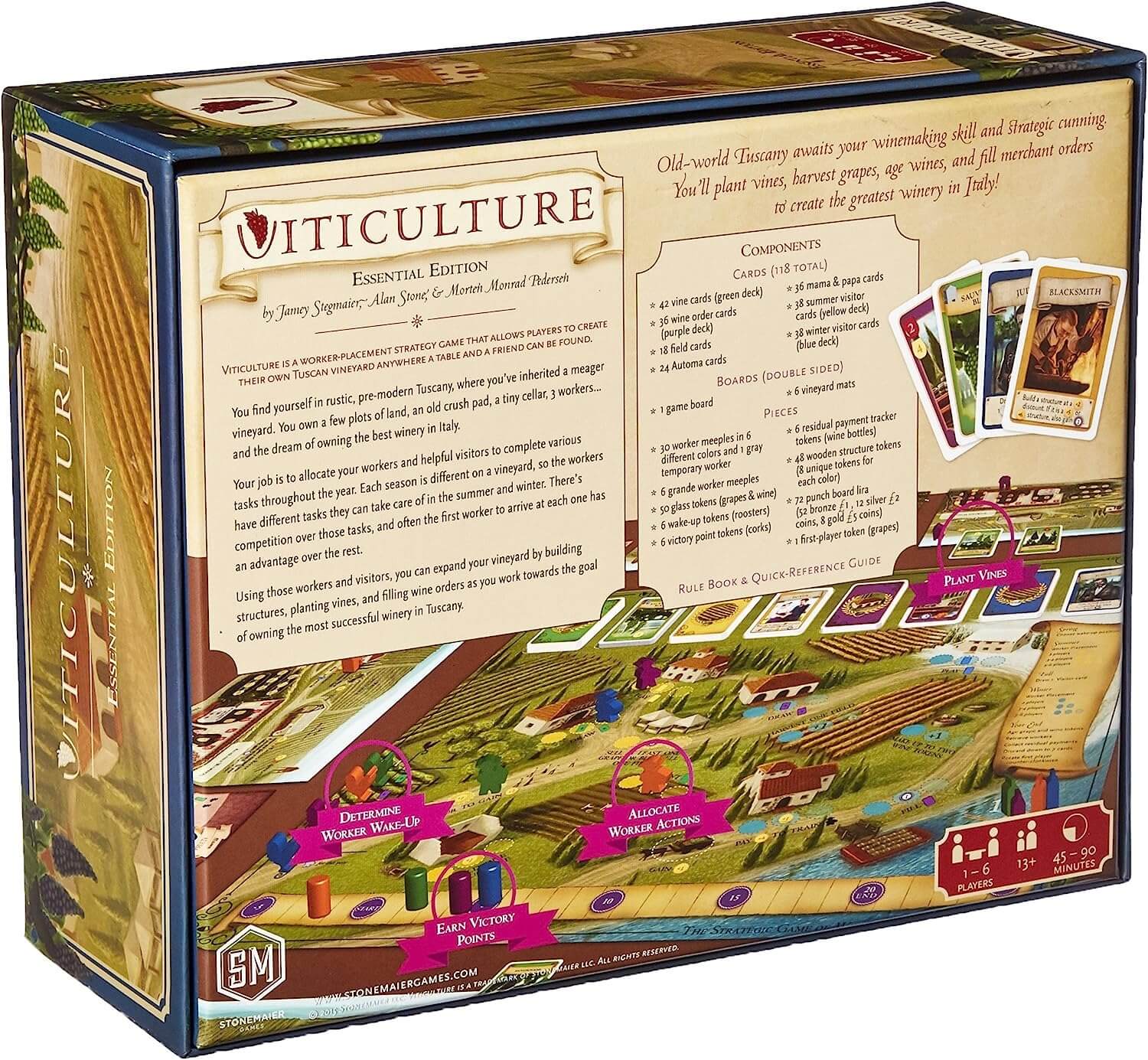 لعبة الطاولة Stonemaier Games Viticulture: Essential Edition