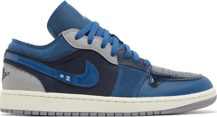 حذاء Air Jordan 1 Low SE Craft Inside Out - أوبسيديان، أزرق