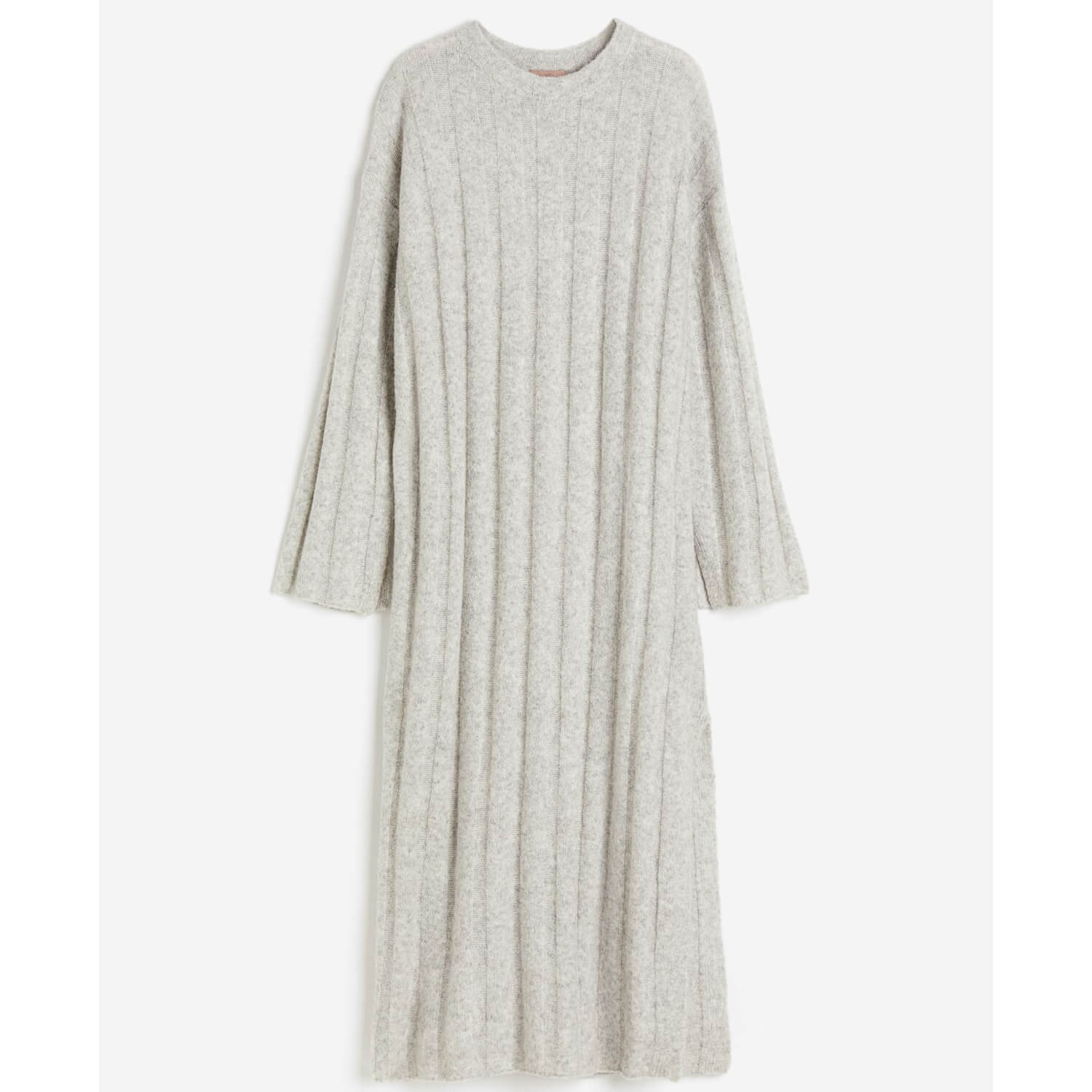 H&M Oversized Rib-knit dress, light beige