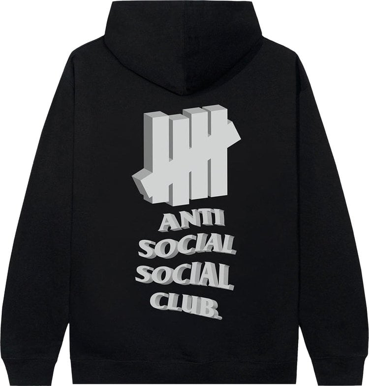 Anti Social Social Club 1st And La Brea Hoodie 'Black', black