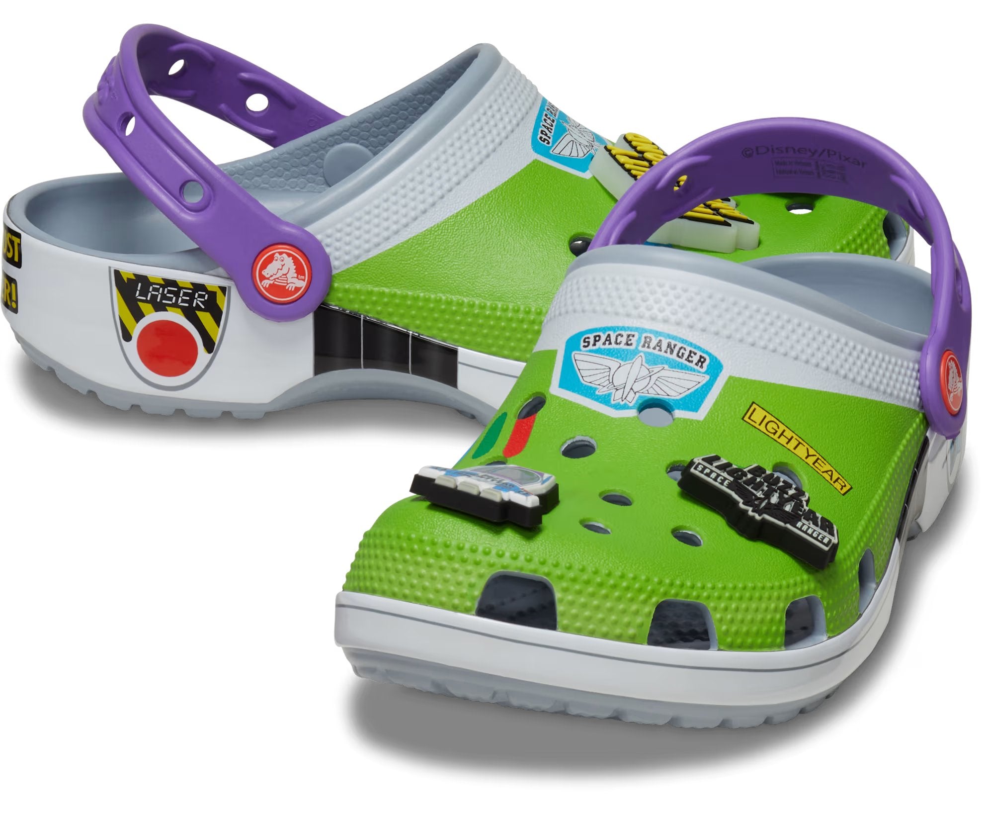 Crocs Classic x Toy Story 'Buzz Lightyear' Clog, Green/Grey