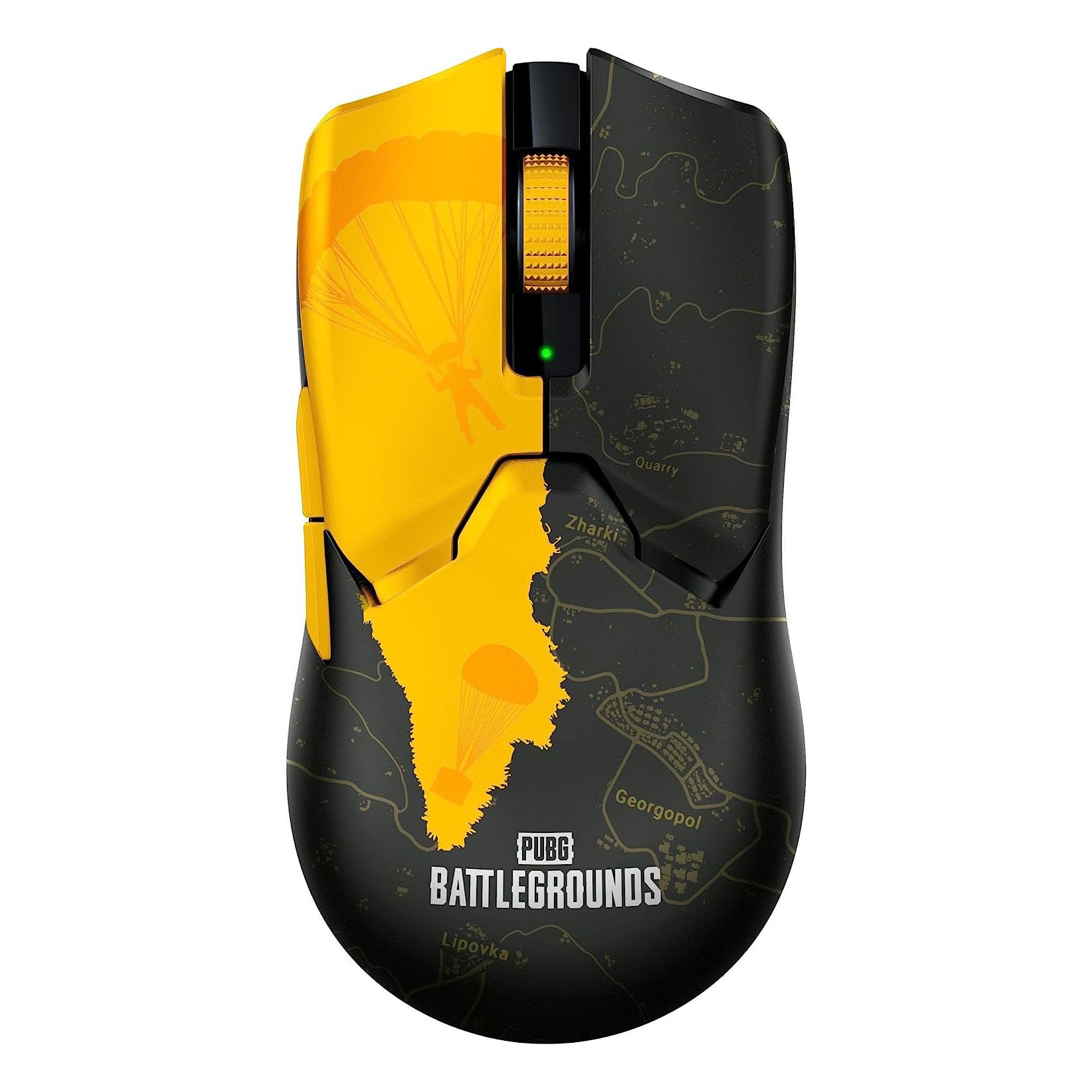 Gaming mouse Razer Viper V2 Pro Pubg Battlegrounds Edition, black/yellow