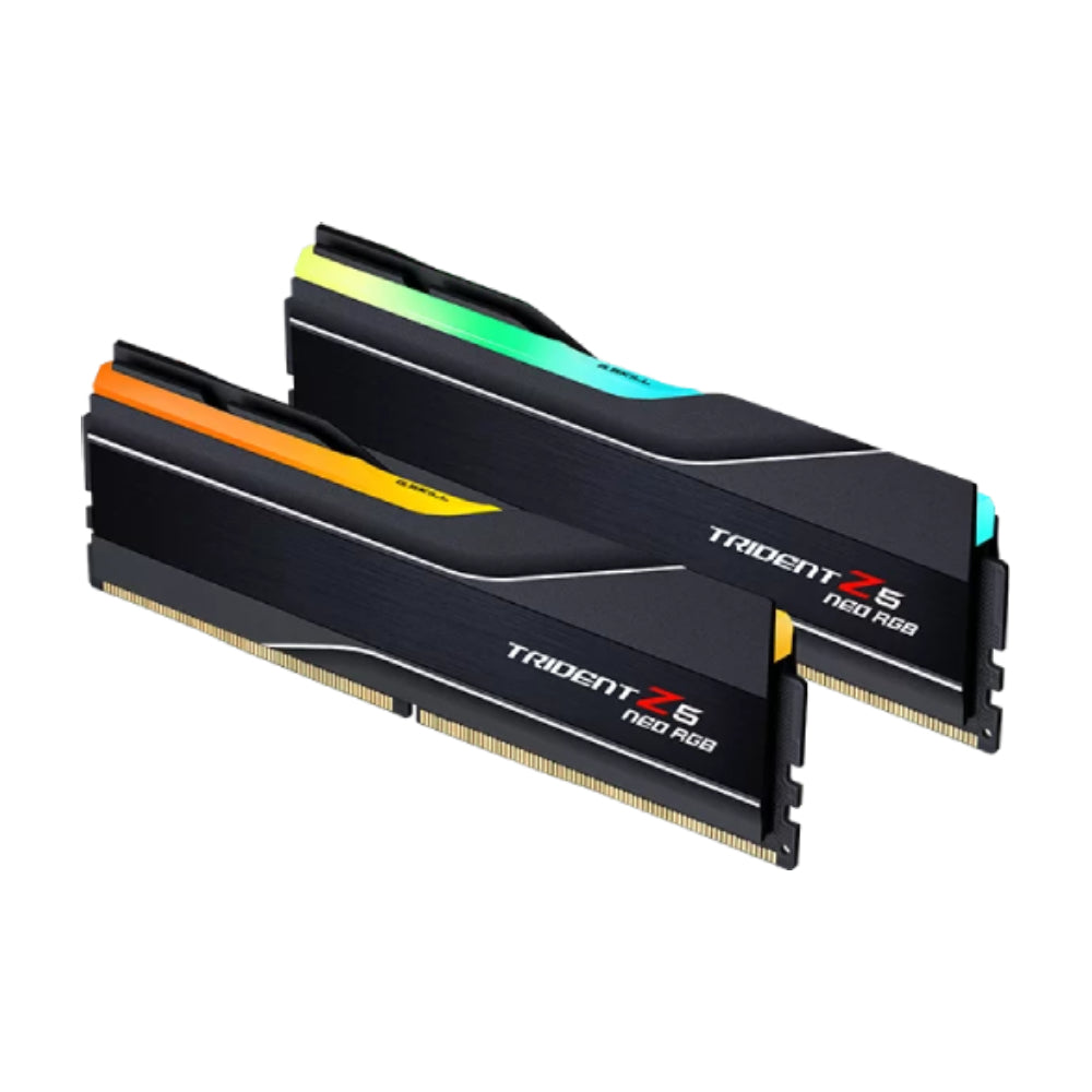 RAM G.SKILL Trident Z5 NEO RGB, 32 GB DDR5 (2x16 GB), 6000 MHz, F5-6000J3038F16GX2-TZ5NR