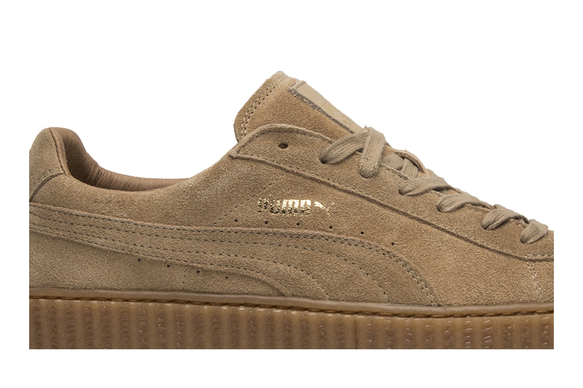 حذاء رياضي Fenty x Wmns Suede Creeper Puma باللون البني