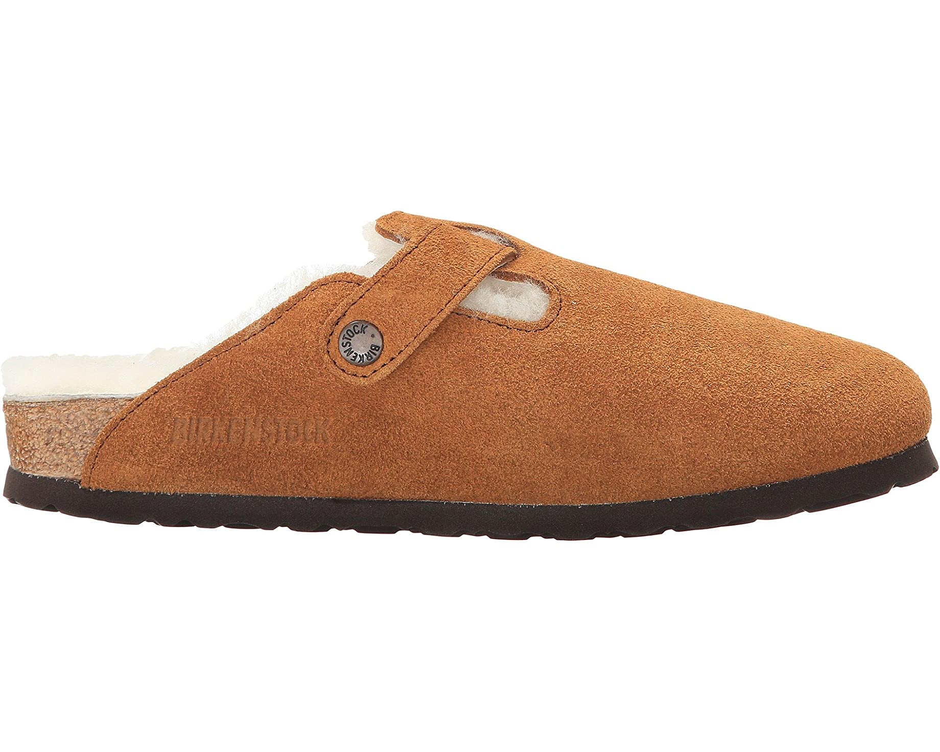 Boston Shearling Birkenstock Clog, suede