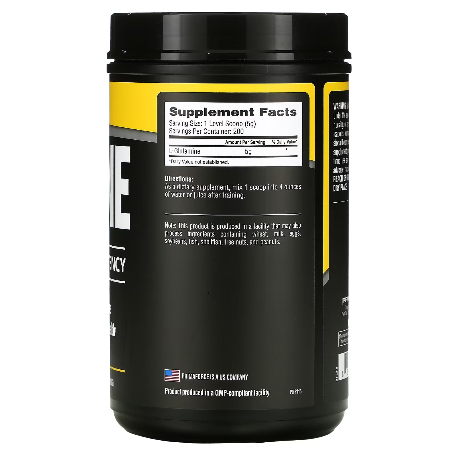 Primaforce Glutaform 100% L-glutamine odorless 1000 g