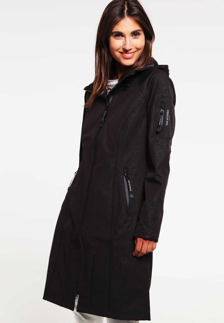 Ilse Jacobsen parka, black