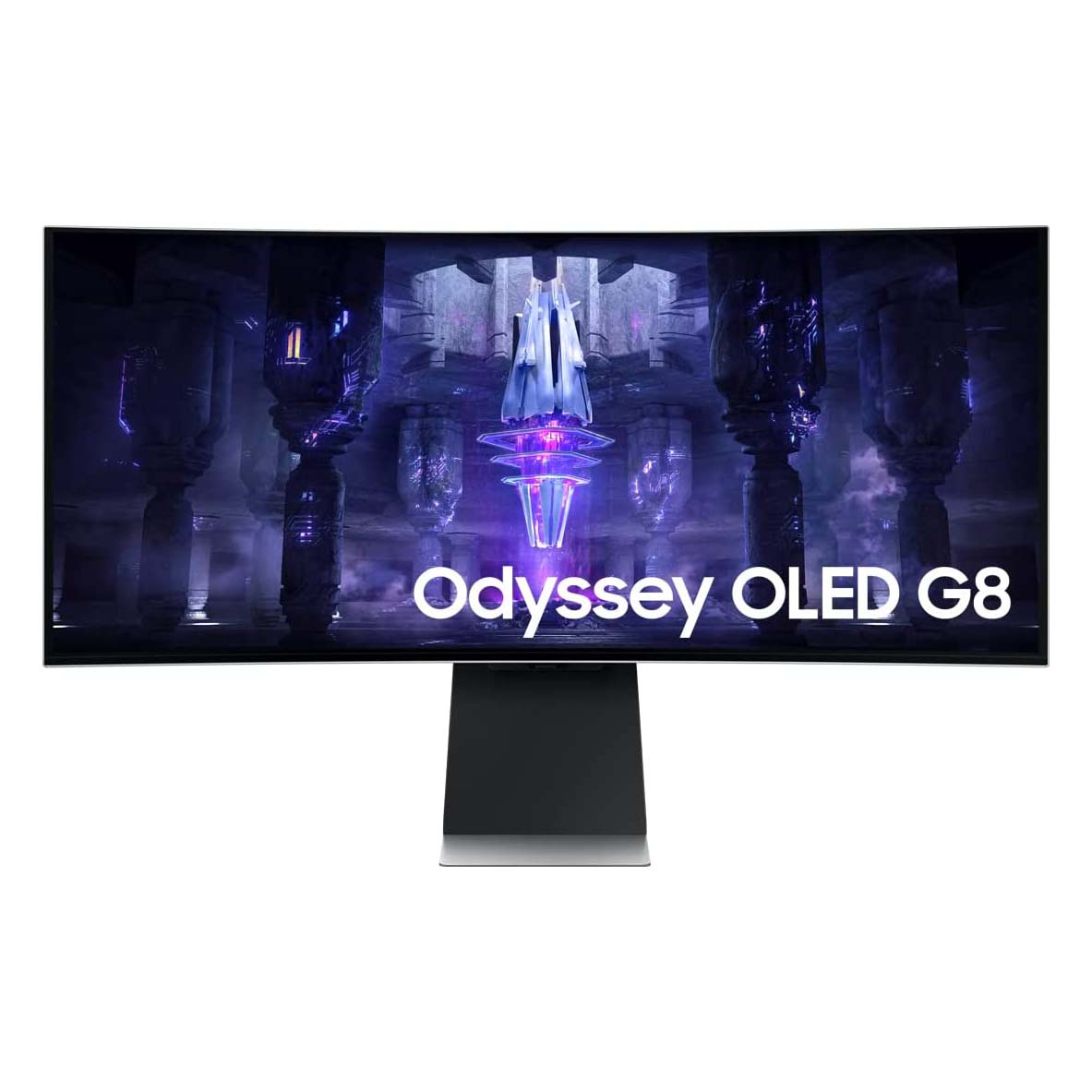 Gaming monitor Samsung Odyssey OLED G8 G85SB 34'', WQHD, 175 Hz, silver