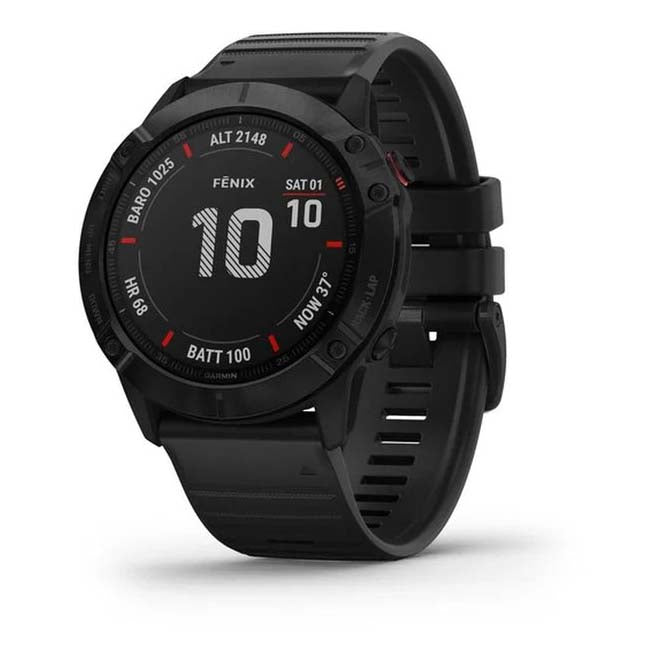 Smartwatch Garmin Fenix 6X Pro, black with black strap