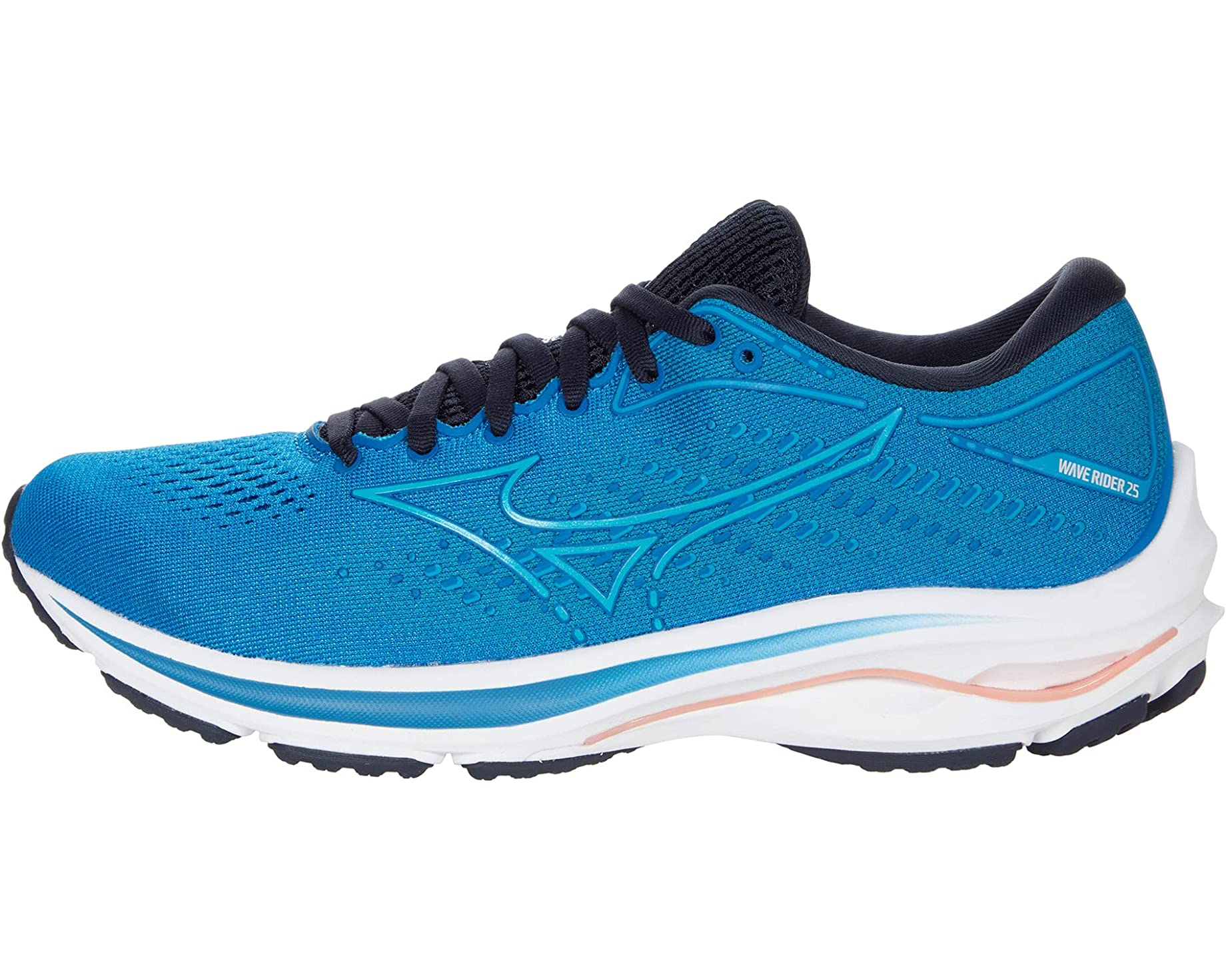 حذاء رياضي Wave Rider 25 Mizuno باللون الأزرق