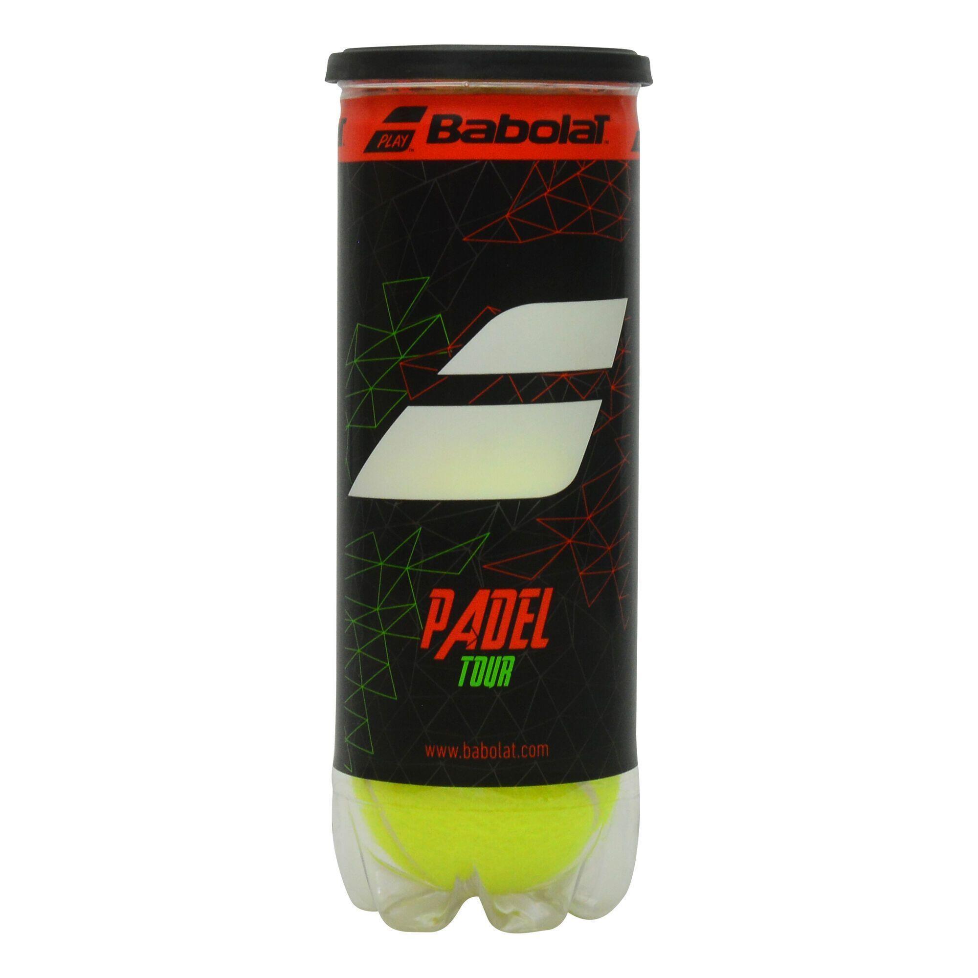 Padelball Babolat TOUR Set of 3 padelballs, yellow