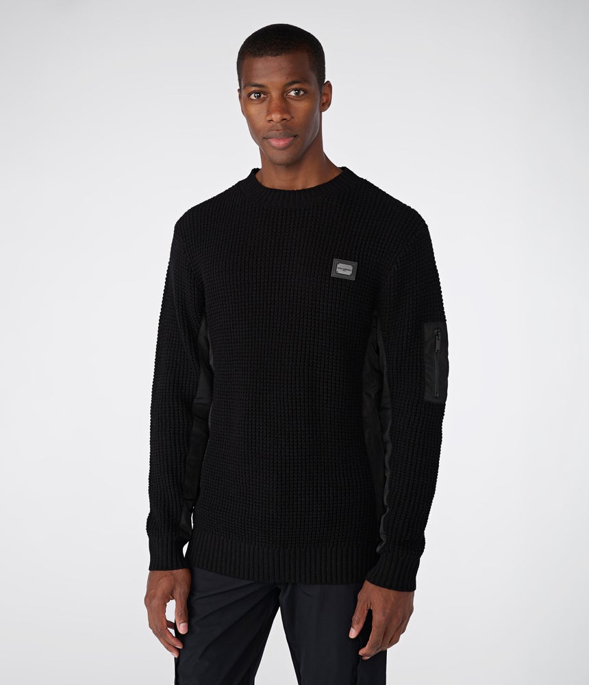 Nylon sweater Karl Lagerfeld, black