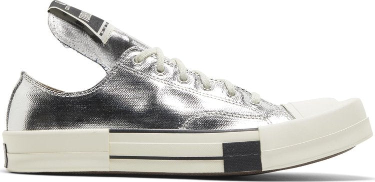 Sneakers Converse Rick Owens x TURBODRK Chuck 70 Low Silver Lacquer, silver