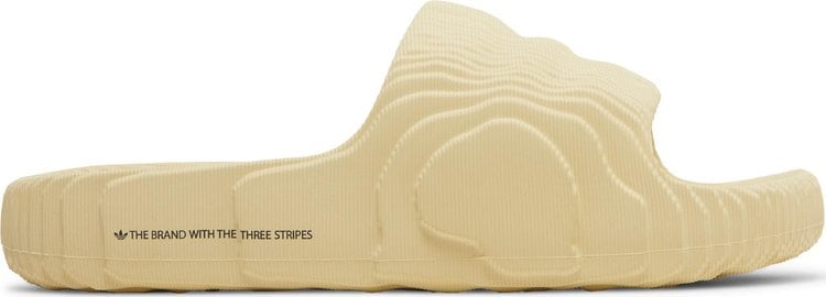 Adidas Adilette 22 Slides 'Desert Sand' Sandals, Tan