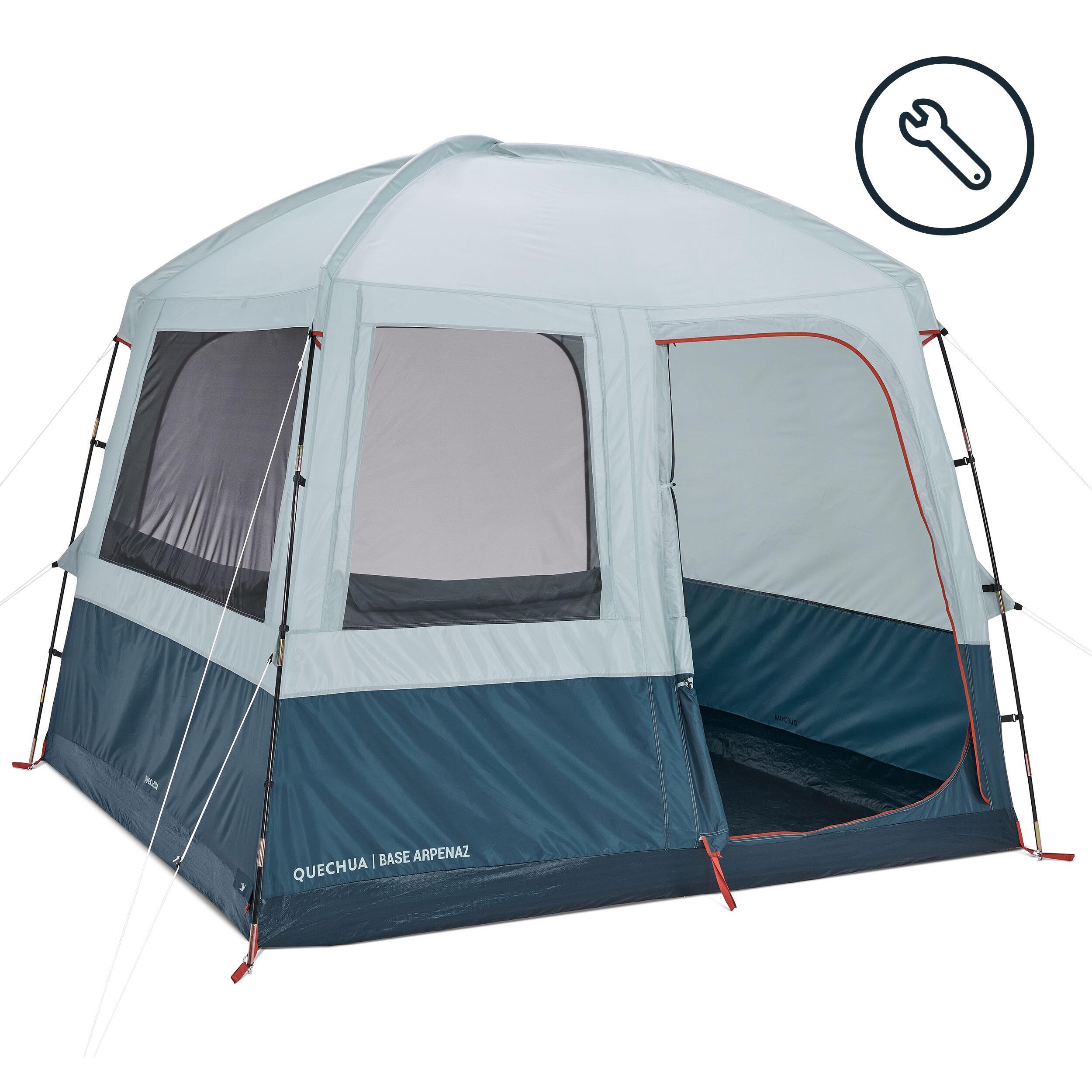 Quechua Arpenaz Base awning as a tent spare part, gray / green