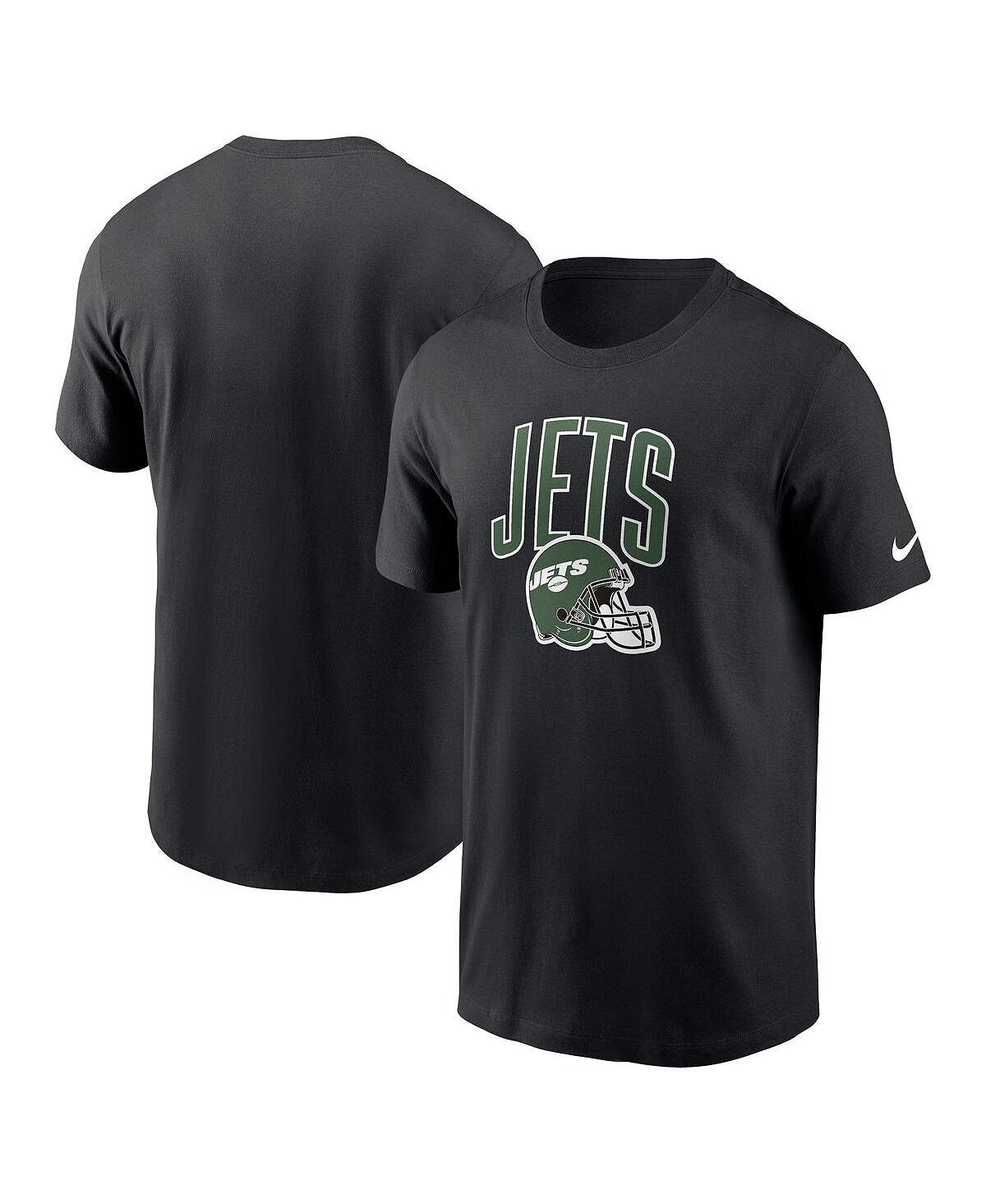 Men's black new york jets team Nike sports T-shirt, black