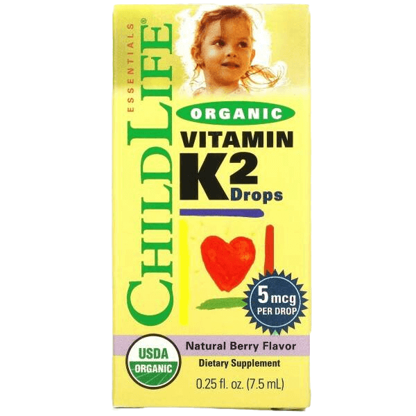 Organic Vitamin K2 Drops 5 mcg (7.5 ml) ChildLife