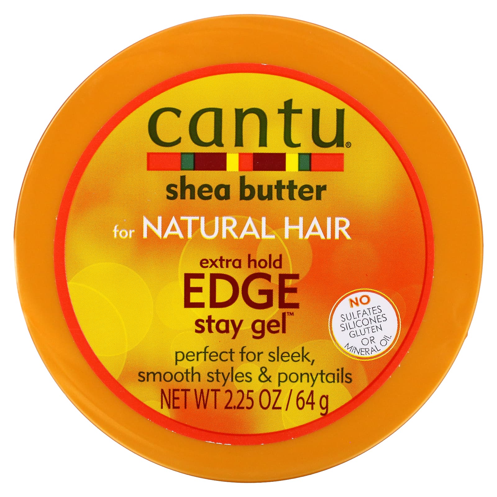 Cantu Extra Hold Edge Stay Hair Gel, 64 g