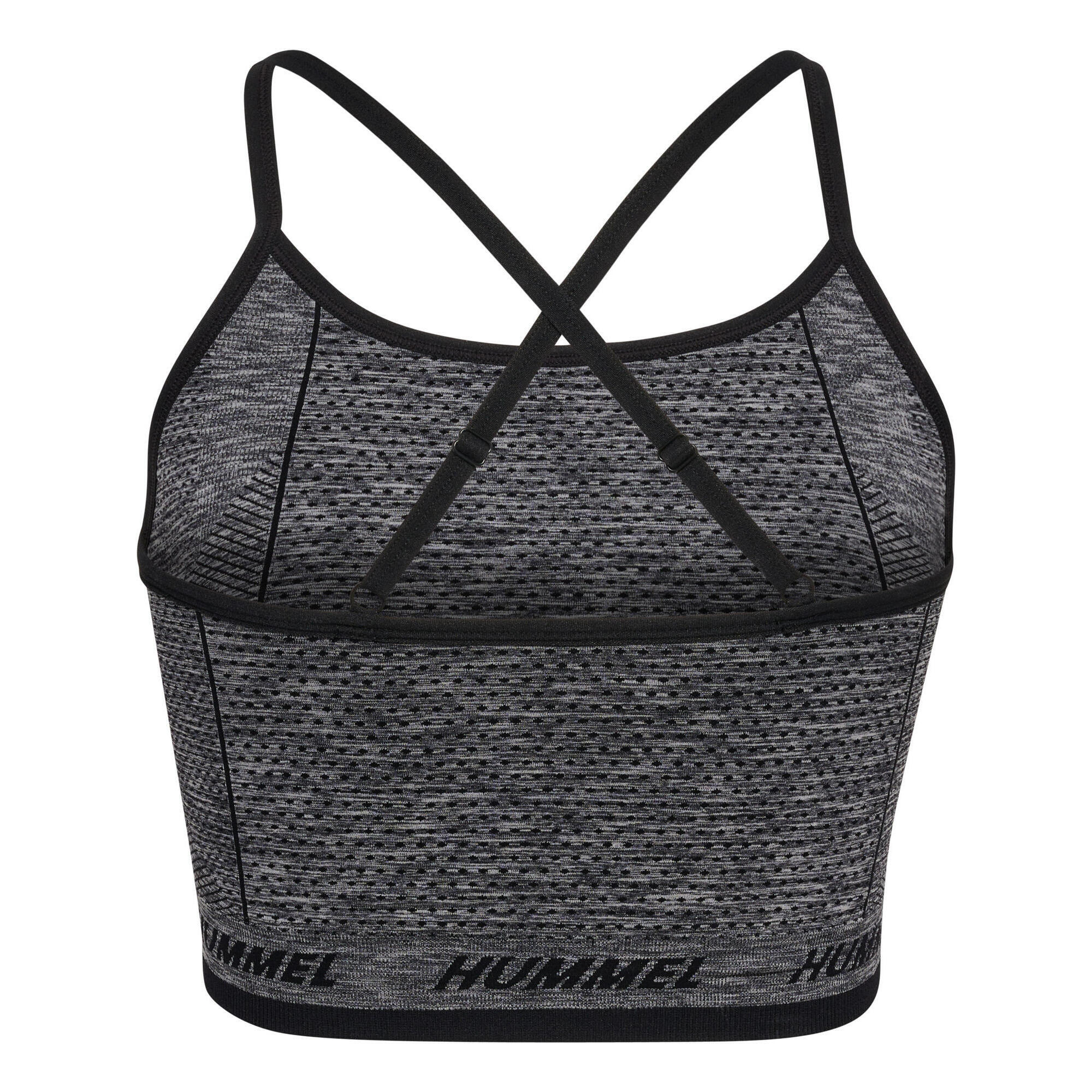 Women's seamless sports top Hmlte Cami HUMMEL, black