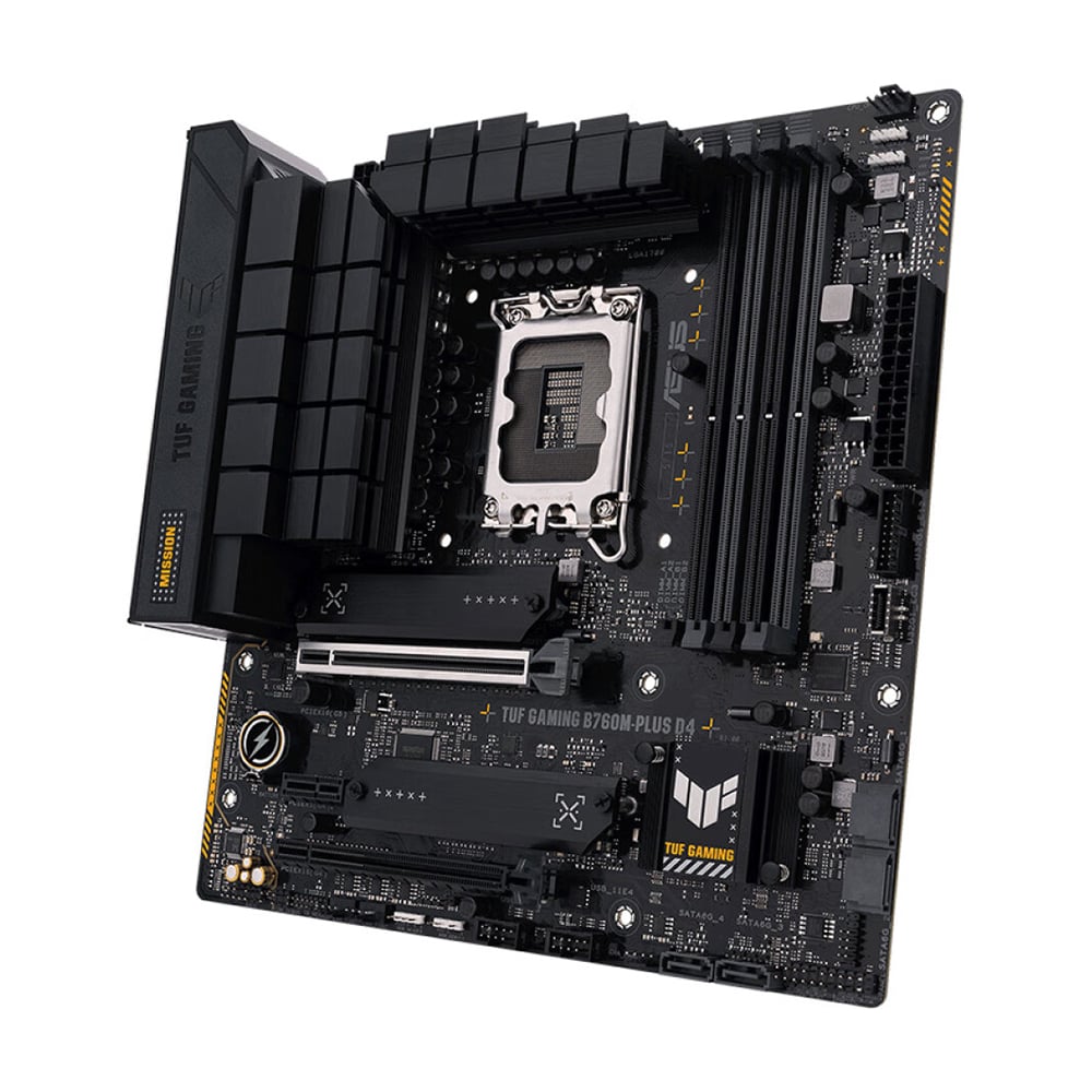 اللوحة الأم Asus TUF GAMING B760M-PLUS، LGA1700، DDR4