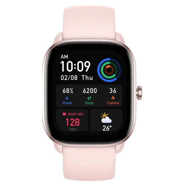 Amazfit GTS 4 Mini smartwatch, pink