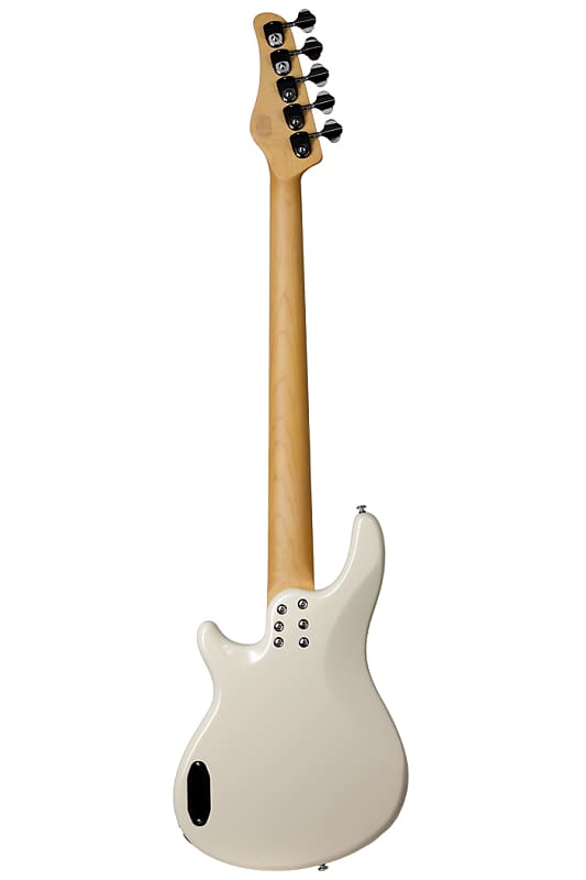 Schecter 2495 5-String Bass Guitar, Ivory, CV-5