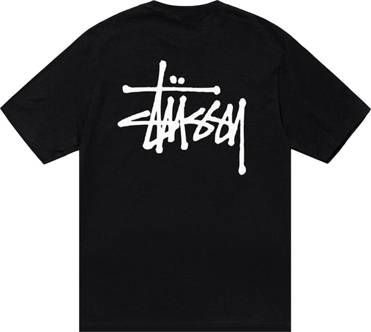 Stussy Basic Tee 'Black', black