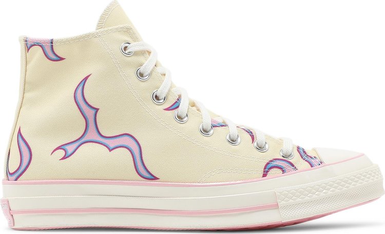 حذاء رياضي كونفيرس جولف Le Fleur x Chuck 70 High Flame - أصفر فاتح