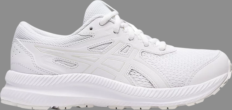 Contender 8 gs 'triple white' Asics sneakers, white