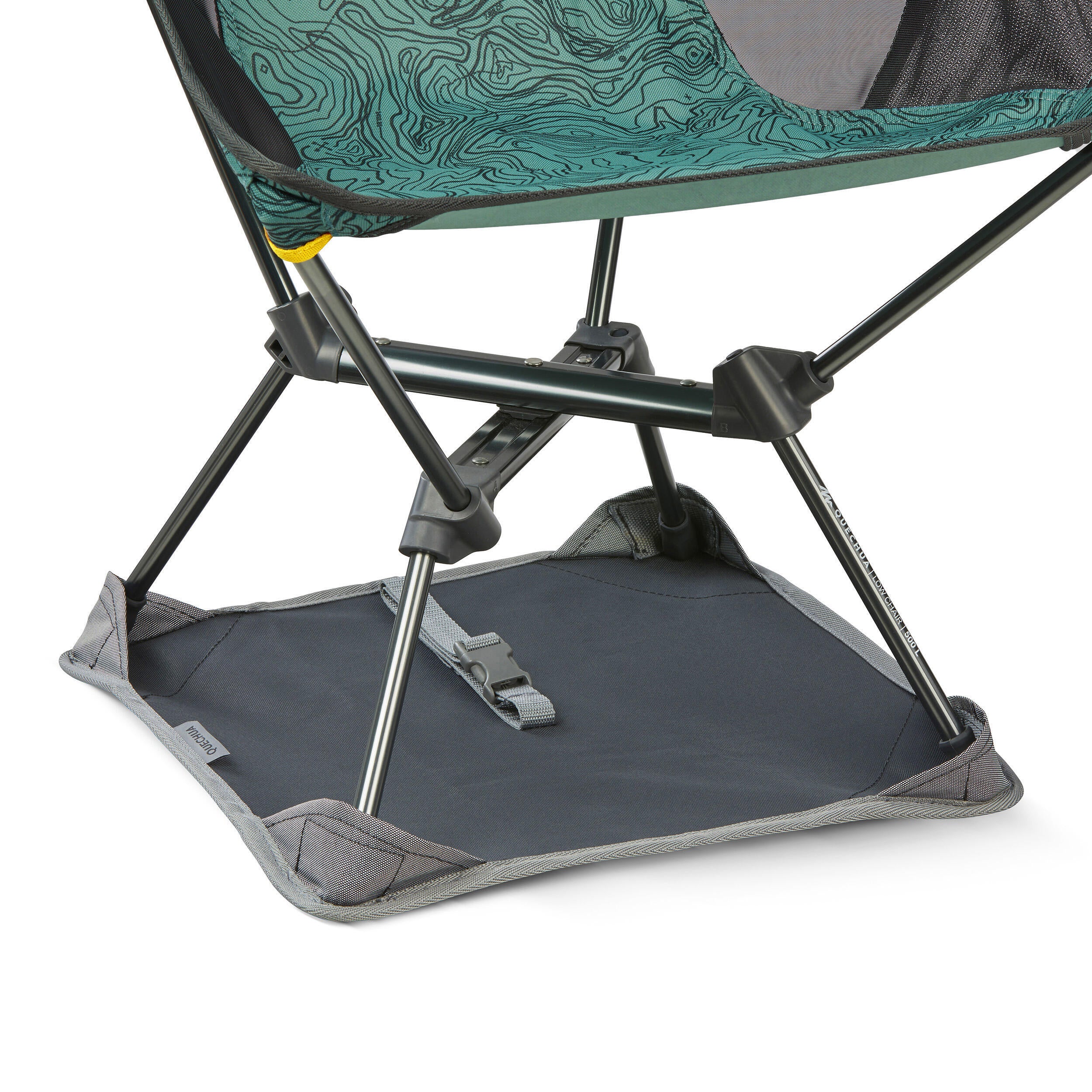 Stabilizing blanket Quechua MH500L for camp chair, gray