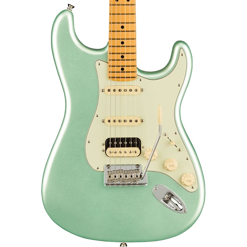 Fender American Professional II Stratocaster HSS - Maple Neck, Mystic Surf Green