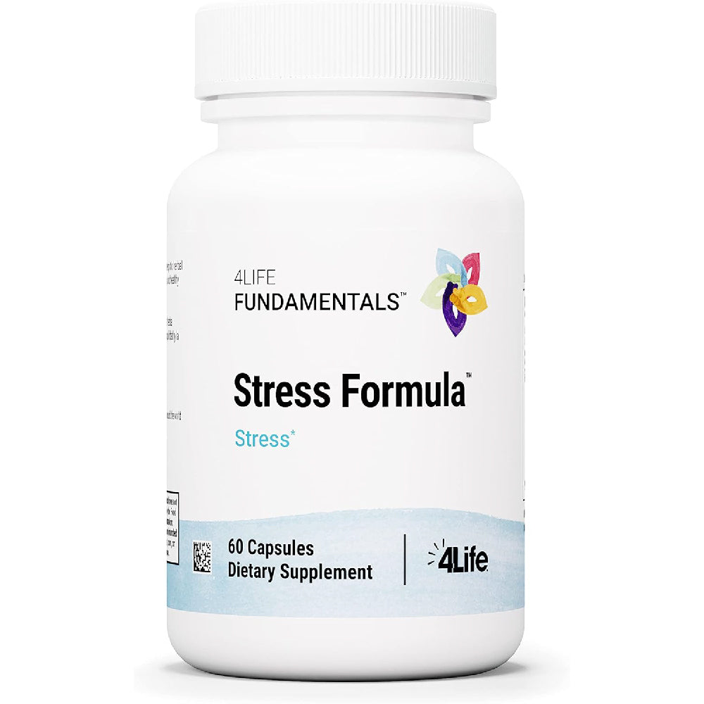 4Life Stress Formula Melissa, Chamomile and Valerian Root Supplement, 60 Capsules