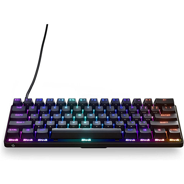 SteelSeries Apex 9 Mini Wired Gaming Keyboard, OptiPoint Switch, Black