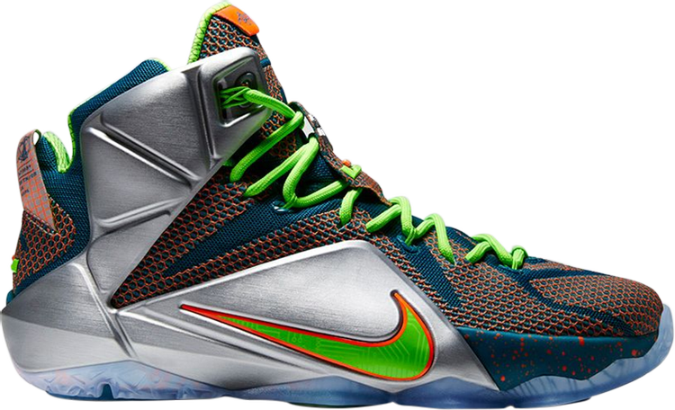 Nike LeBron 12 'Trillion Dollar Man' Sneakers, Silver