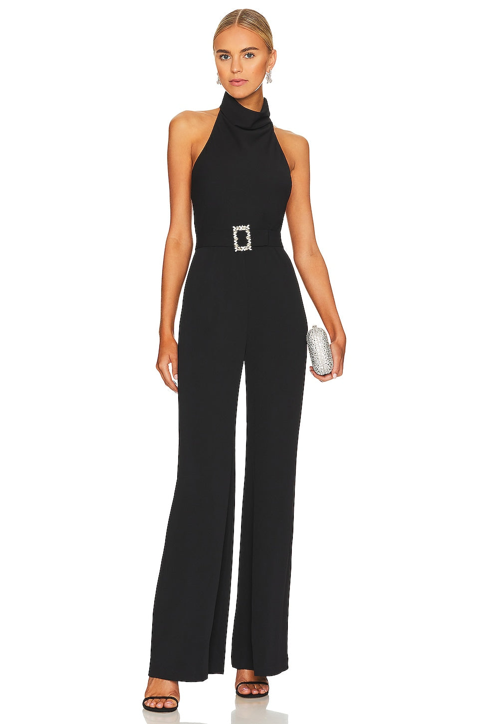 Amanda Uprichard Samba Jumpsuit, black