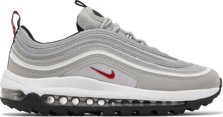 Nike Air Max 97 Golf 'Silver Bullet' Cleats, Silver