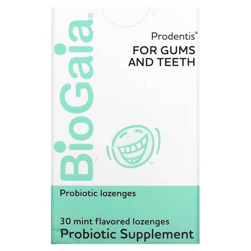 Probiotic for gums and teeth BioGaia mint, 30 lozenges