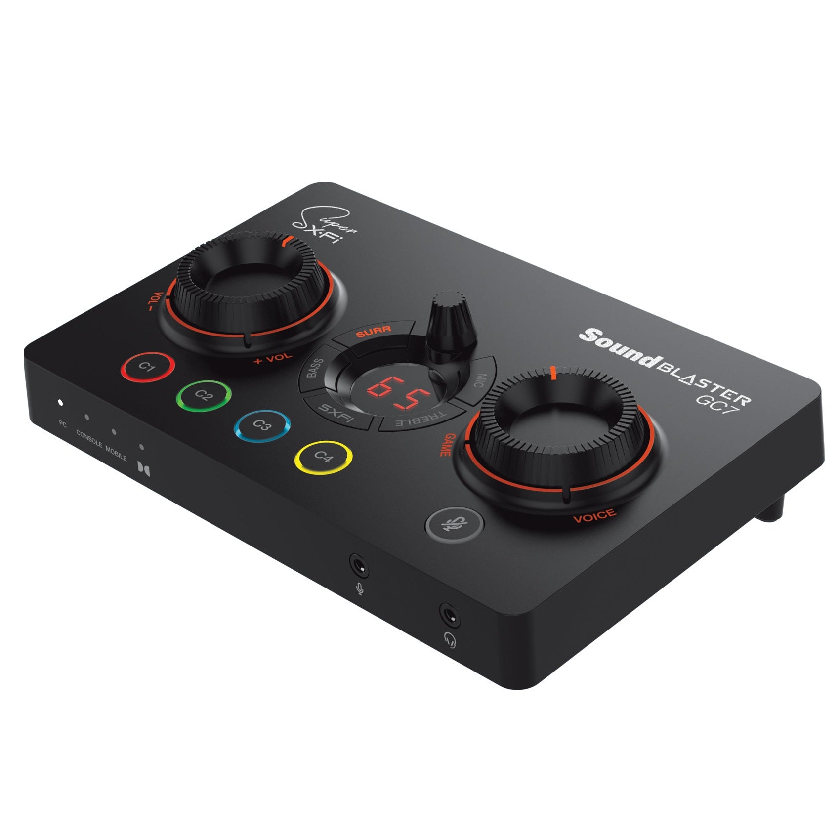 بطاقة صوت خارجية Creative Sound Blaster GC7، باللون الأسود