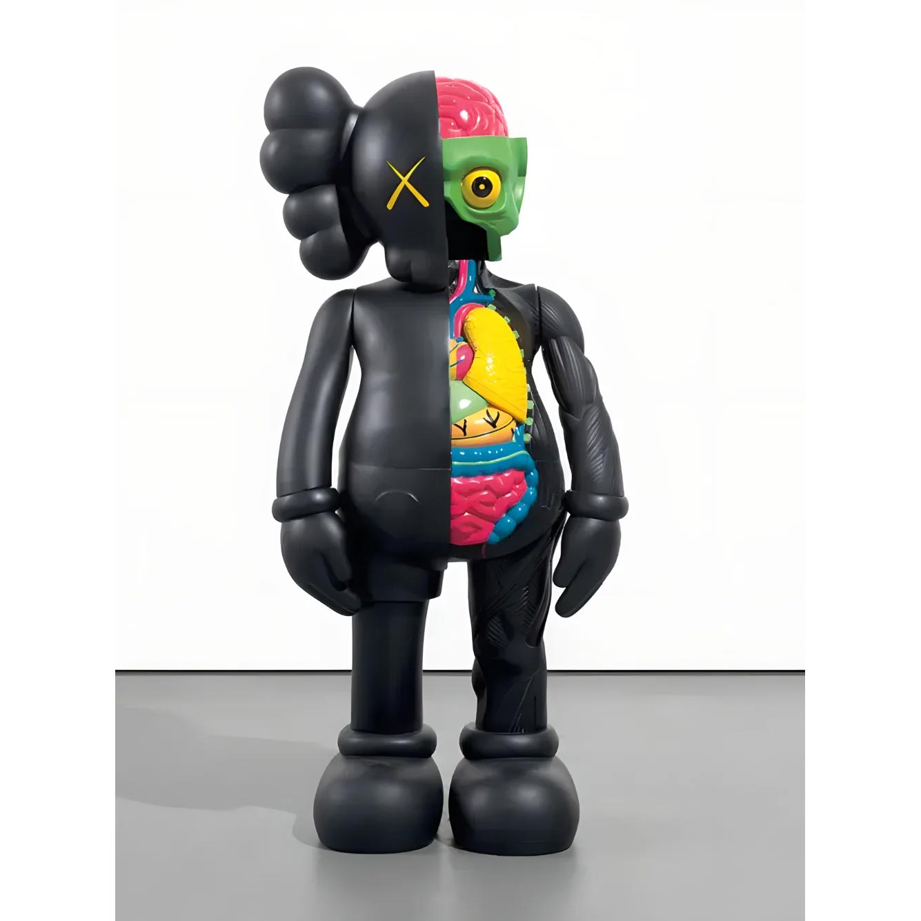 Kaws Companion Flayed Open Edition Vinyl Figure, Black