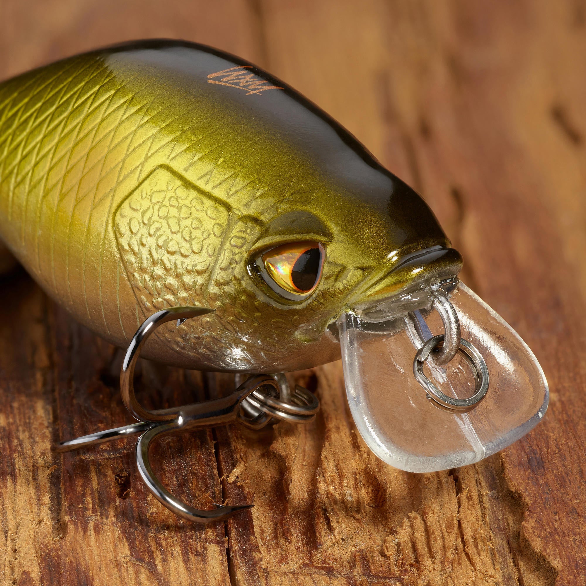 Wobbler Crankbait Shallow Runner WXM CRKSR 40 F Ayu CAPERLAN, olive green