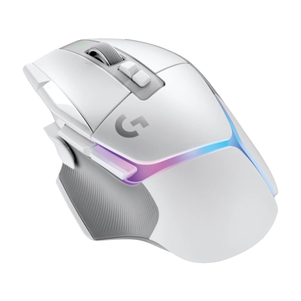 Logitech G502 X PLUS LIGHTSPEED Wireless Gaming Mouse, White