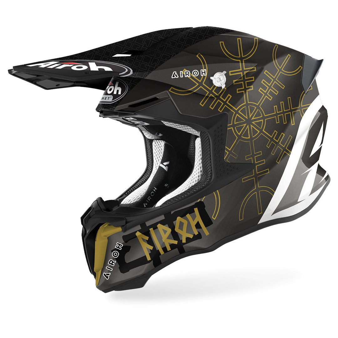 Airoh Twist 2.0 Sword Motocross Helmet with Pattern