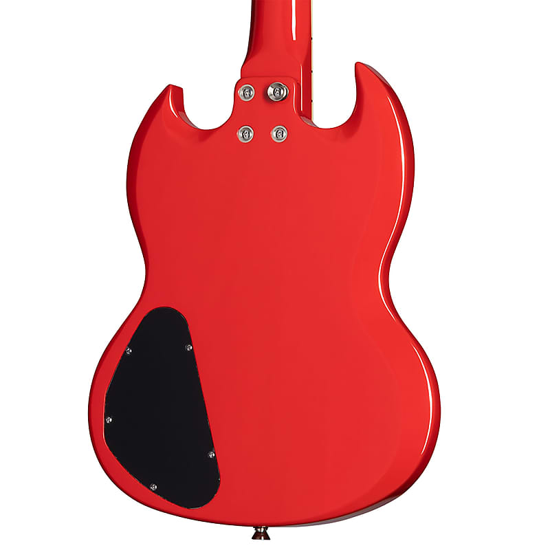 جيتار كهربائي Epiphone Power Players SG، لون أحمر لافا مع حقيبة حمل جيتار كهربائي Epiphone Power Players SG، لون أحمر لافا مع حقيبة حمل