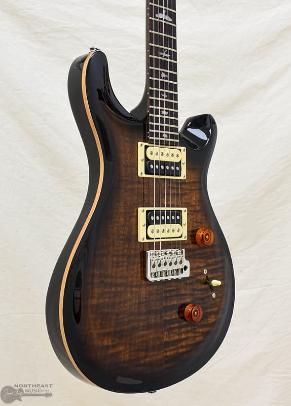 PRS SE Custom 24 - Black Gold Explosion (Serial Number: 38805)