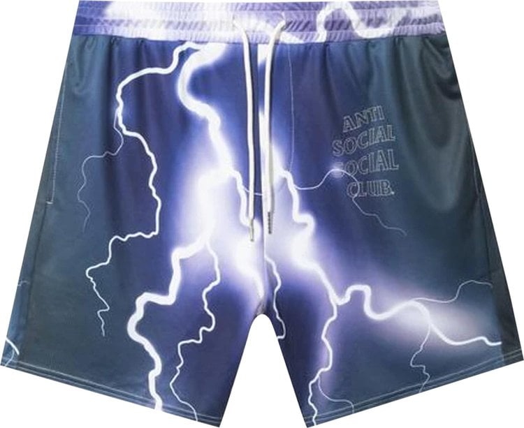 Anti Social Social Club Hydroplane Shorts 'Multi', blue