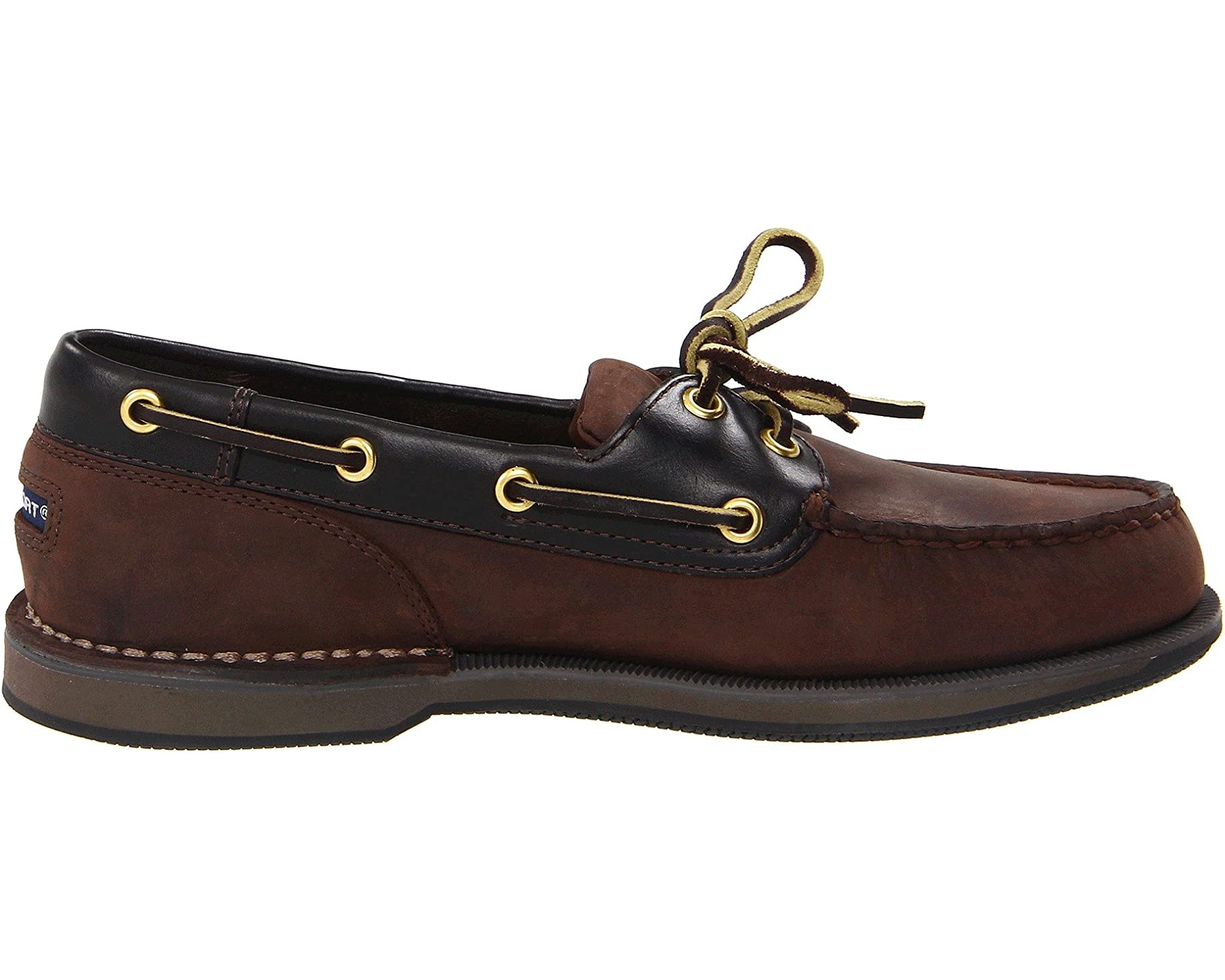 Ports of Call Perth Rockport boat shoes, chocolate