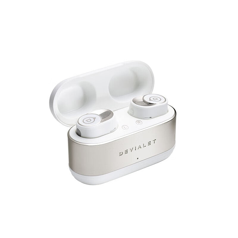 Devialet Gemini II wireless headphones, white/silver