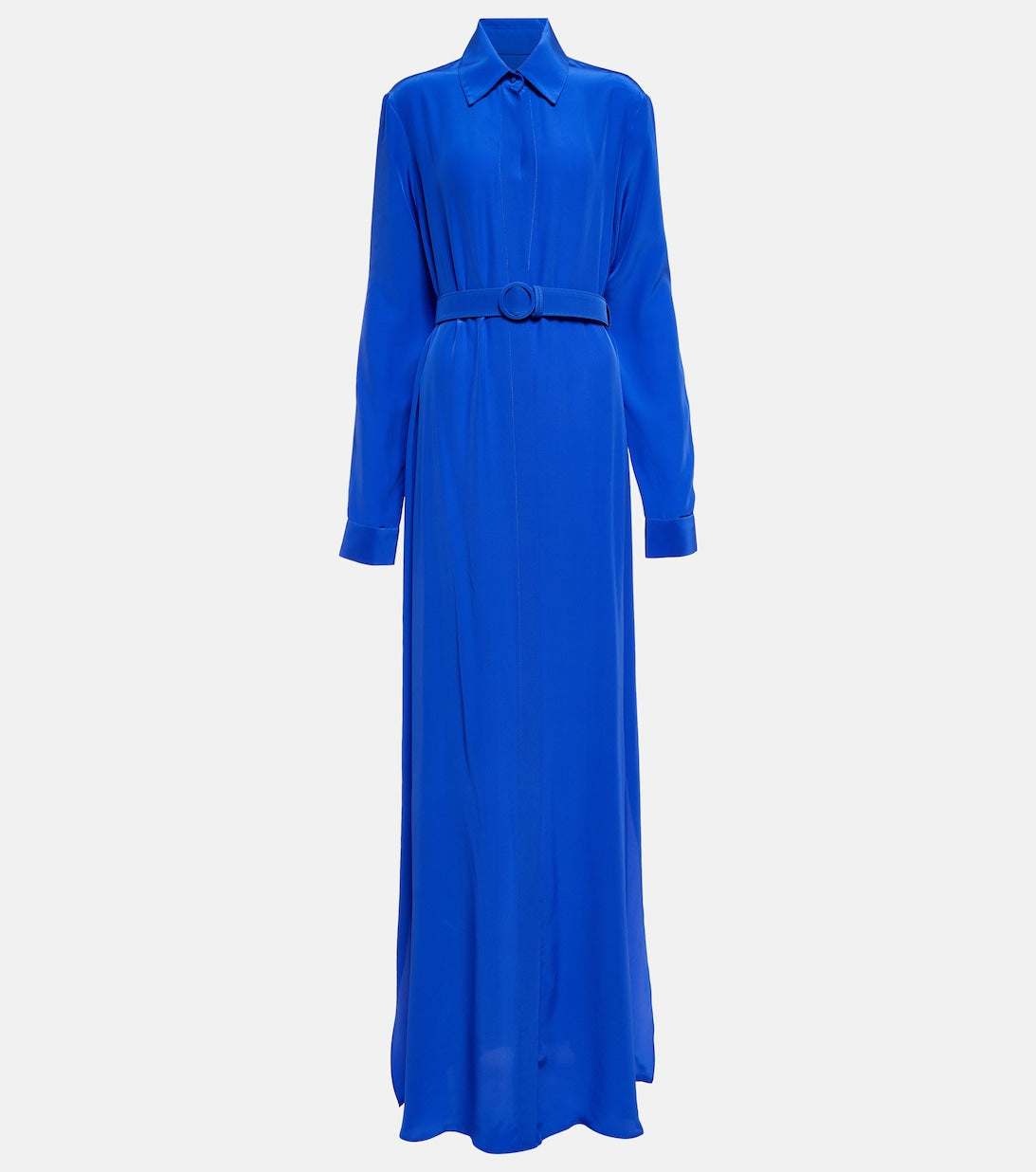 Silk maxi dress COSTARELLOS, blue